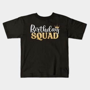 Birthday Squad Bash Kids T-Shirt